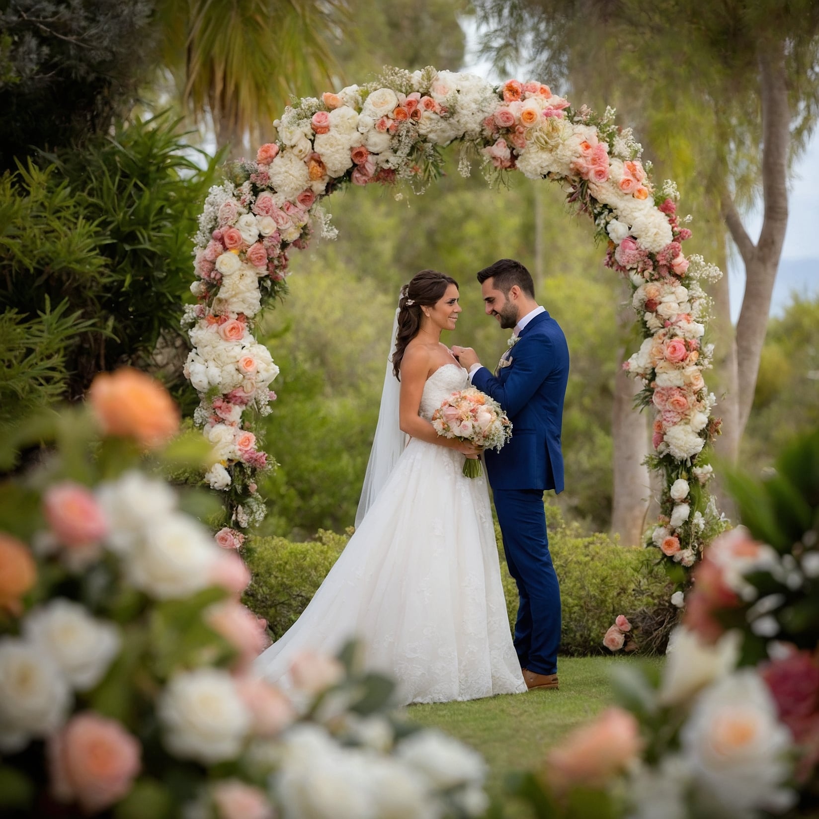 Fotógrafo documentando una boda memorable.